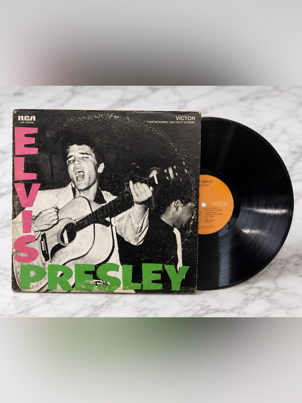 Elvis Presley Vintage LP RCA Victor LSP-1254(e) 1977 Orange Label Stereo